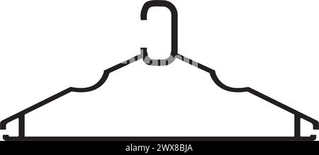 Bügel-Symbol-Logo, Vektor-Design-Illustration Stock Vektor