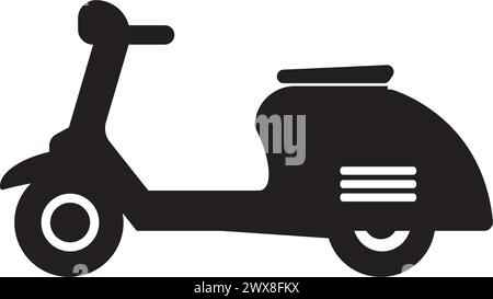 Roller Motobike Icon Vektor Illustration Symbol Design Stock Vektor