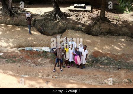 Allgemeine Ansichten von Bo in Sierra Leone, Afrika. Stockfoto