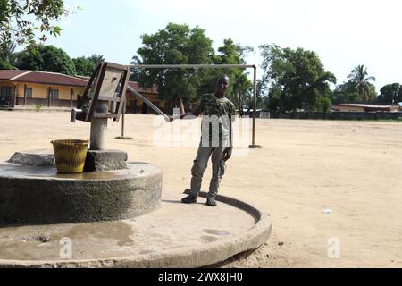 Allgemeine Ansichten von Bo in Sierra Leone, Afrika. Stockfoto