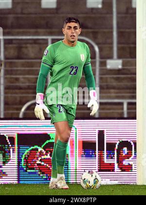 LINSE - Uruguay-Torhüter Santiago Mele während des Freundschaftsspiels zwischen der Elfenbeinküste und Uruguay am 26. März 2024 im Stade Bollaert Delelis in Lens, Frankreich. ANP | Hollandse Hoogte | GERRIT VAN COLOGNE Stockfoto