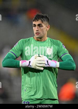 LINSE - Uruguay-Torhüter Santiago Mele während des Freundschaftsspiels zwischen der Elfenbeinküste und Uruguay am 26. März 2024 im Stade Bollaert Delelis in Lens, Frankreich. ANP | Hollandse Hoogte | GERRIT VAN COLOGNE Stockfoto