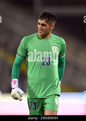 LINSE - Uruguay-Torhüter Santiago Mele während des Freundschaftsspiels zwischen der Elfenbeinküste und Uruguay am 26. März 2024 im Stade Bollaert Delelis in Lens, Frankreich. ANP | Hollandse Hoogte | GERRIT VAN COLOGNE Stockfoto