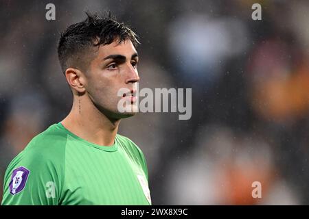 LINSE - Uruguay-Torhüter Santiago Mele während des Freundschaftsspiels zwischen der Elfenbeinküste und Uruguay am 26. März 2024 im Stade Bollaert Delelis in Lens, Frankreich. ANP | Hollandse Hoogte | GERRIT VAN COLOGNE Stockfoto