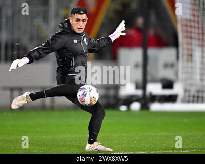 LINSE - Uruguay-Torhüter Santiago Mele während des Freundschaftsspiels zwischen der Elfenbeinküste und Uruguay am 26. März 2024 im Stade Bollaert Delelis in Lens, Frankreich. ANP | Hollandse Hoogte | GERRIT VAN COLOGNE Stockfoto