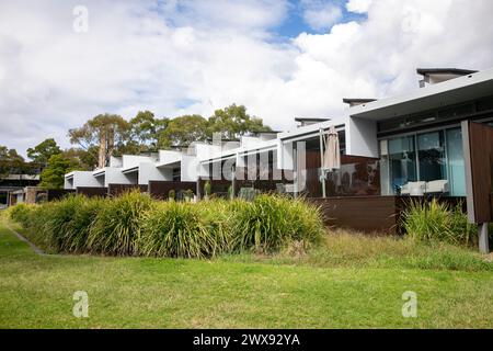 Neue moderne Häuser, im Blackwattle Bay Park neben der ehemaligen Glebe Verbrennungsanlage, Sydney, Australien, 2024 Stockfoto