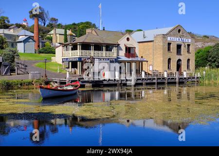 Warrnambool: Flagstaff Hill Maritime Village in Warrnambool, Victoria, Australien Stockfoto