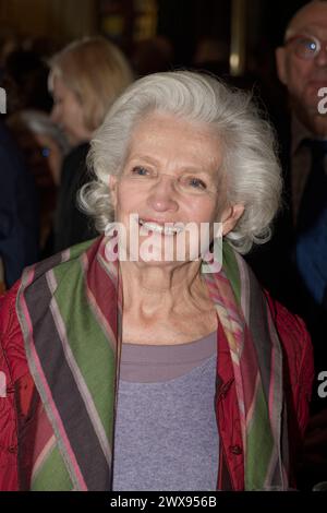 Paris, Frankreich. März 2024. Marie-Christine Barrault nimmt 2024 am 28. März 2024 in Paris den Pelleas-Radio Classique Prize bei Les Deux Magots ein. Quelle: Bernard Menigault/Alamy Live News Stockfoto