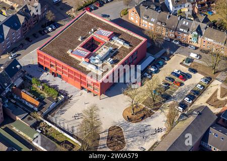 Luftbild, Städtische Gesamtschule Emmerich am Rhein, Emmerich, Emmerich am Rhein, Nordrhein-Westfalen, Deutschland ACHTUNGxMINDESTHONORARx60xEURO *** Luftbild, Städtische Gesamtschule Emmerich am Rhein, Emmerich am Rhein, Nordrhein-Westfalen, Deutschland ATTENTIONxMINDESTHONORARx60xEURO Stockfoto