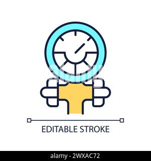 RGB-Farbsymbol des Ventils Stock Vektor