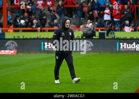 Danny Houghton Hull FC vor dem Betfred Super League Match Hull KR gegen Hull FC im Sewell Group Craven Park, Kingston upon Hull, Großbritannien, 29. März 2024 (Foto: Craig Cresswell/News Images) in, am 29. März 2024. (Foto: Craig Cresswell/News Images/SIPA USA) Credit: SIPA USA/Alamy Live News Stockfoto