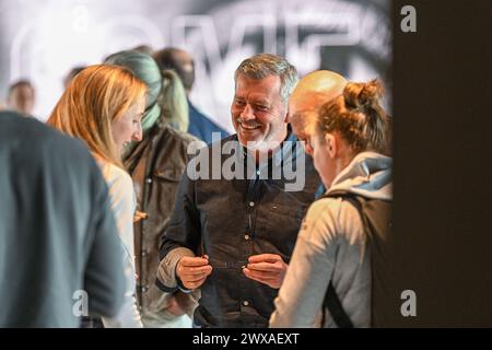 Tubeke, Belgien. März 2024. Rudi Van Ginderdeuren auf der Nieuwe Strategie vrouwenvoetbal am Freitag, den 29. März 2024 in Tubeke, Belgien. Quelle: Sportpix/Alamy Live News Stockfoto