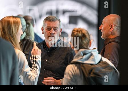 Tubeke, Belgien. März 2024. Rudi Van Ginderdeuren auf der Nieuwe Strategie vrouwenvoetbal am Freitag, den 29. März 2024 in Tubeke, Belgien. Quelle: Sportpix/Alamy Live News Stockfoto