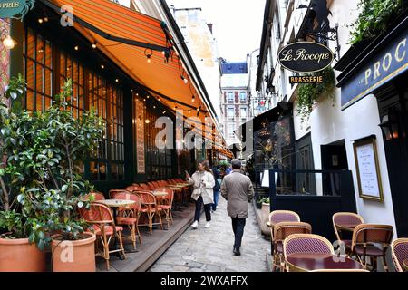 Restaurant - rue de l'ancienne Comédie - Paris Stockfoto