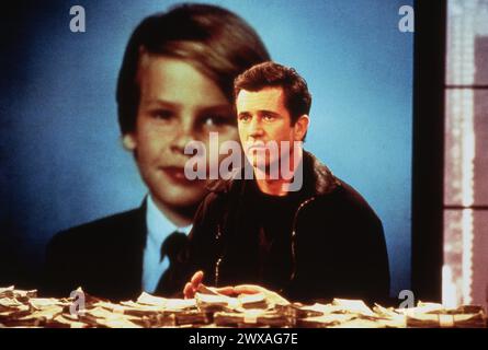 MEL GIBSON und BRAWLEY NOLTE in RANSOM 1996 Regisseur RON HOWARD Story Cyril Hume und Richard Maibaum Drehbuch Richard Price und Alexander Ignon Musik James Horner Imagine Entertainment / Ransom Productions / Touchstone Pictures Stockfoto