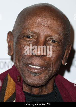 West Hollywood, Usa. März 2024. (FILE) Louis Gossett Jr. Tot Um 87. Gossetts Neffe erzählte der Associated Press am Freitag, den 29. März 2024, dass der Schauspieler am Donnerstag, den 28. März 2024, in Santa Monica, Kalifornien starb. WEST HOLLYWOOD, LOS ANGELES, KALIFORNIEN, USA - 27. JANUAR: Der US-amerikanische Schauspieler Louis Gossett Jr. kommt am 27. Januar 2017 zur Premiere von Sony Pictures Classics 'The Comedian' im Pacific Designer Center in West Hollywood, Los Angeles, Kalifornien, USA. (Foto: Xavier Collin/Image Press Agency) Credit: Image Press Agency/Alamy Live News Stockfoto