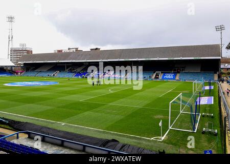 Peterborough, Großbritannien. März 2024. Allgemeiner Blick auf das Stadion während des Spiels der Sky Bet League 1 zwischen Peterborough und Carlisle United in der London Road, Peterborough am Freitag, den 29. März 2024. (Foto: Kevin Hodgson | MI News) Credit: MI News & Sport /Alamy Live News Stockfoto