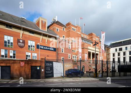 Das Hobbs Gate am KIA Oval Cricket Ground, London South East England, Großbritannien Stockfoto