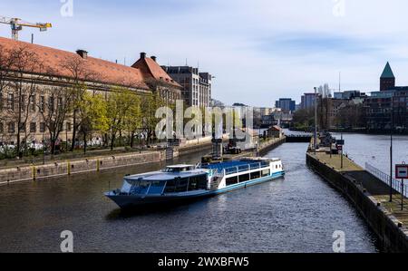 Mühlendammschleuse, Berlin-Mitte, Deutschland Stockfoto