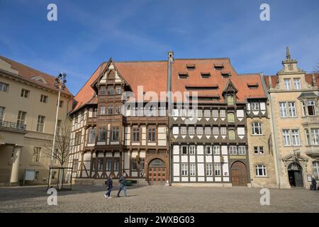 Huneborstel-Haus, von Veltheim-Haus, Burgplatz, Braunschweig, Niedersachsen, Deutschland Stockfoto