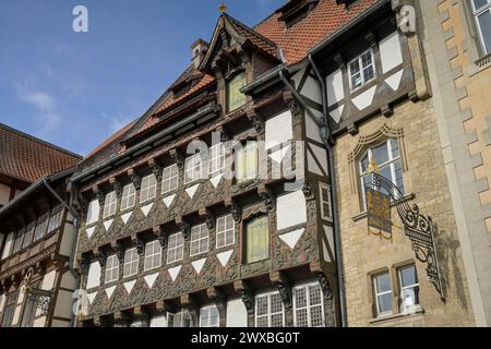Huneborstel-Haus, von Veltheim-Haus, Burgplatz, Braunschweig, Niedersachsen, Deutschland Stockfoto