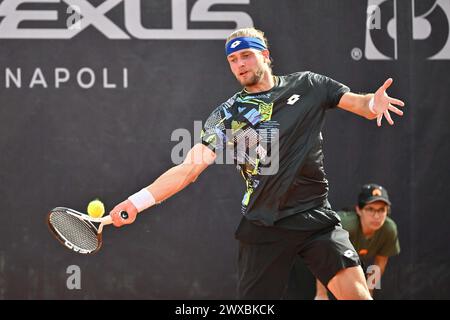 Neapel, Italien. März 2024. Naples - Challenger Tour Naples Tennis Cup auf dem Foto: Samuel Vincent Ruggieri redaktionelle Verwendung nur Credit: Independent Photo Agency/Alamy Live News Stockfoto