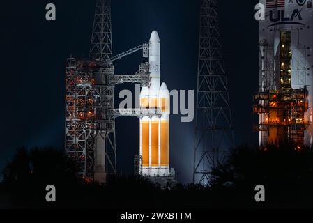 ULA Delta IV Heavy NROL-70 Stockfoto