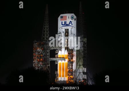 ULA Delta IV Heavy NROL-70 LaunchNROL-70 Stockfoto