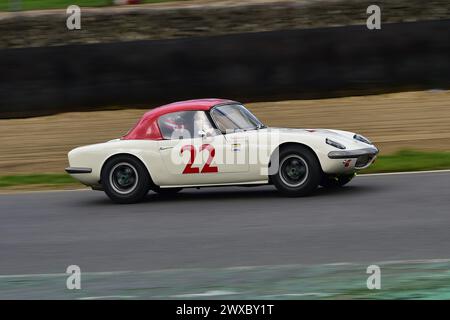 Tom Smith, Lotus Elan, Equipe Libre, Equipe Classic Racing, Sonntag, 24. März 2024, Brands Hatch Circuit, Longfield, Kent DA3 8NG, England. Stockfoto