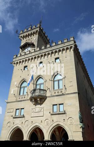 Palazzo Pubblico in San Marino Stockfoto