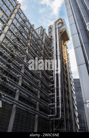 Lloyds bauen London in der Abendsonne auf Stockfoto