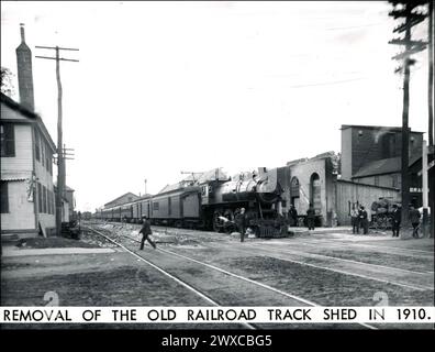 Cheshire Railroad Station in Keene, NH, USA Stockfoto