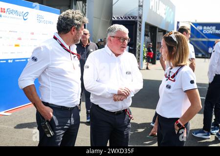 Natalie Robyn, FIA CEO, Portrait, während des Tokyo ePrix 2024, 4. Treffens der ABB FIA Formel E Weltmeisterschaft 2023-24, auf dem Tokyo Street Circuit vom 28. Bis 30. März 2024 in Tokio, Japan Stockfoto