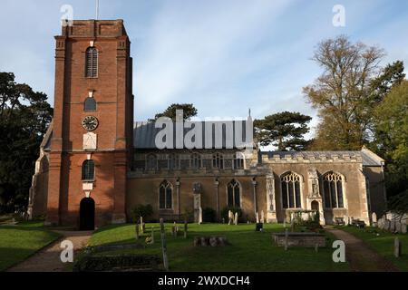 St. Marys Kirche Grundisburgh Suffolk UK Stockfoto