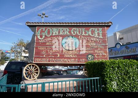 Los Angeles, Kalifornien, USA 29. März 2024 Gower Gulch am 29. März 2024 in Los Angeles, Kalifornien, USA. Foto: Barry King/Alamy Stock Photo Stockfoto