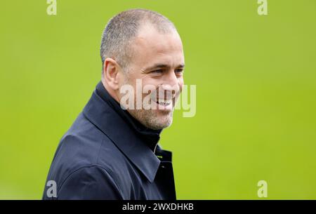 TNT Sports-Experte Joe Cole vor dem Premier League-Spiel in St. James' Park, Newcastle upon Tyne. Bilddatum: Samstag, 30. März 2024. Stockfoto