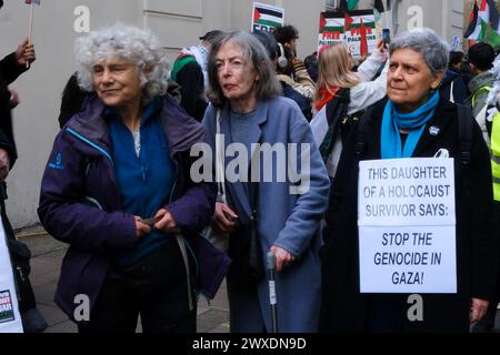 Russell Square, London, Großbritannien. 30. März 2024. Der nationale Marsch für Palästina im Zentrum Londons. Quelle: Matthew Chattle/Alamy Live News Stockfoto