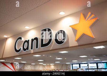 Kann 100 Yen Thrift Shop in Japan machen Stockfoto