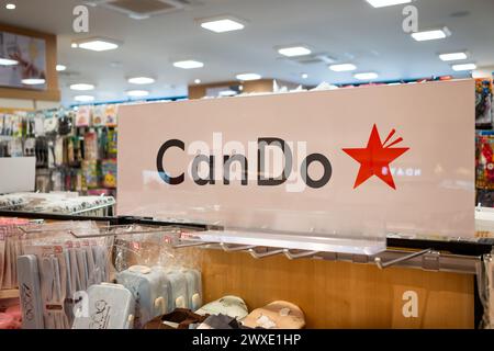 Kann 100 Yen Thrift Shop in Japan machen Stockfoto