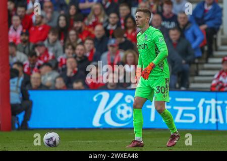 Nottingham, Großbritannien. 30. März 2024. Dean Henderson von Crystal Palace während des Premier League-Spiels Nottingham Forest vs Crystal Palace at City Ground, Nottingham, Vereinigtes Königreich, 30. März 2024 (Foto: Gareth Evans/News Images) in Nottingham, Vereinigtes Königreich am 30. März 2024. (Foto: Gareth Evans/News Images/SIPA USA) Credit: SIPA USA/Alamy Live News Stockfoto