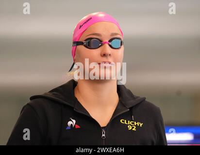 EGOROVA Anna VON CS CLICHY 92 während der Giant Open 2024, Schwimmveranstaltung am 24. März 2024 in Le Dôme in Saint-Germain-en-Laye, Frankreich - Foto Laurent Lairys / DPPI Stockfoto