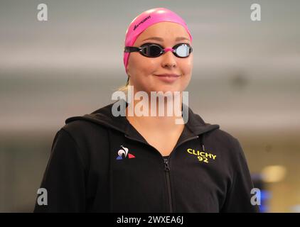 EGOROVA Anna VON CS CLICHY 92 während der Giant Open 2024, Schwimmveranstaltung am 24. März 2024 in Le Dôme in Saint-Germain-en-Laye, Frankreich - Foto Laurent Lairys / DPPI Stockfoto