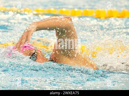 EGOROVA Anna VON CS CLICHY 92 während der Giant Open 2024, Schwimmveranstaltung am 24. März 2024 in Le Dôme in Saint-Germain-en-Laye, Frankreich - Foto Laurent Lairys / DPPI Stockfoto