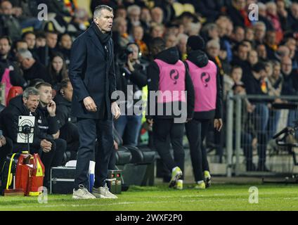 Deventer, Niederlande. 30. März 2024. DEVENTER, Stadion de Adelaarshorst, 30-03-2024, Saison 2023/2024, niederländische Eredivisie. Marinus Dijkhuizen während des Spiels geht voran Eagles - Excelsior. Beschreibung: Pro Shots/Alamy Live News Stockfoto