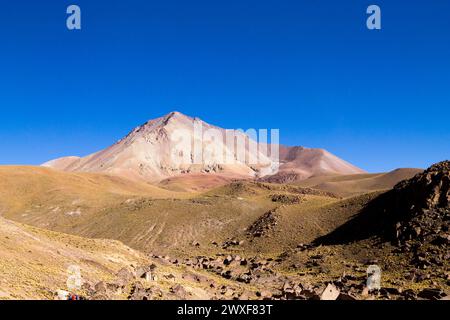 Geisterdorf in Andenplateaus, Bolivien. verlassenen Mine. San Antonio de Lipez Stockfoto