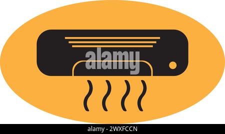 Klimaanlage Symbol Vektor Illustration Symbol Design Stock Vektor