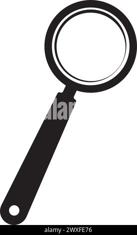 Lupensymbol. vektordarstellung Symboldesign. Stock Vektor