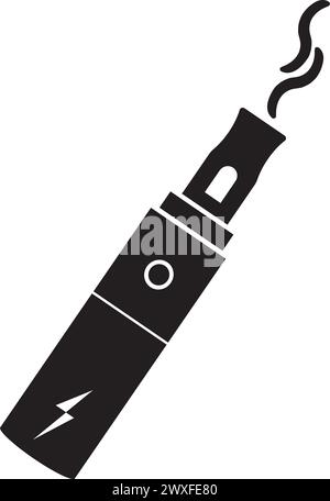 Vape Rauchen Werkzeug Vektor Symbol Logo Design Stock Vektor