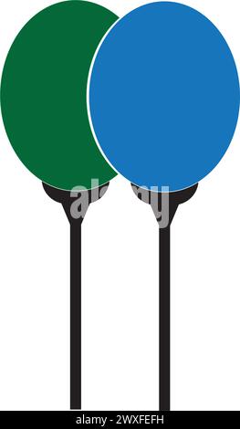 Ballon-Symbol Vektor-Illustration Logo-Design Stock Vektor