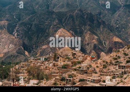 Alter Friedhof in Maimara, Quebrada de Humahuaca, Jujuy, Argentinien. Hochwertige Fotos Stockfoto